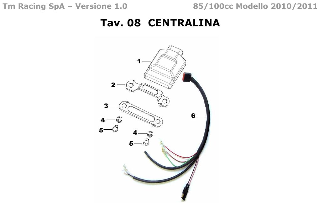2T 85/100 MX JUNIOR 2010/2011/2012 - ENGINE- CONTROL UNIT