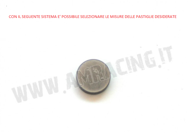 Pastiglie Regolazione gioco Valvole