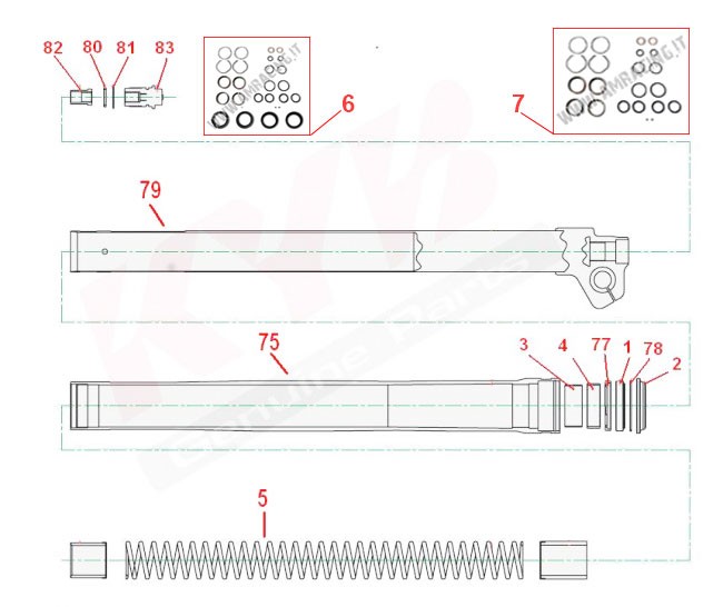 KAYABA FORKS Ø 48