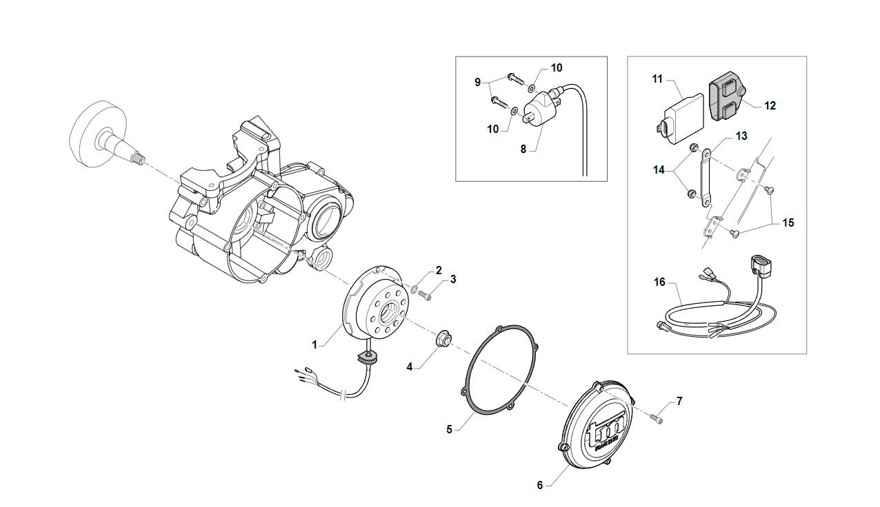 2T 112 MX/SMX JUNIOR FROM 2021 TO 2026 - ENGINE - IGNITION