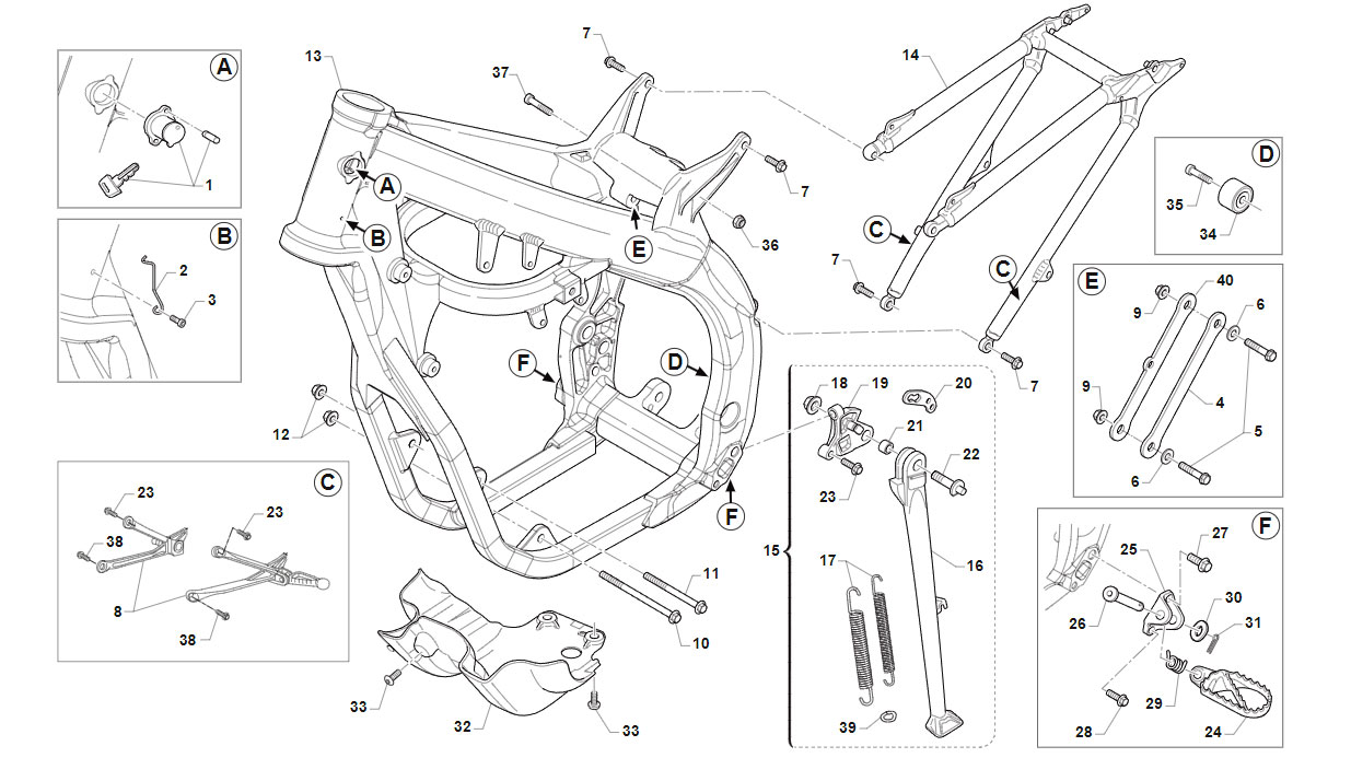 2T 125 FI SMR 2020 - FRAME