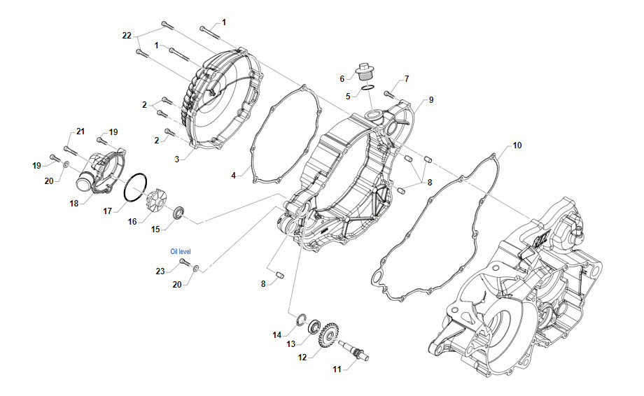 2T 250 EN 2020/2021 - ENGINE 5M - CLUTCH CARTER