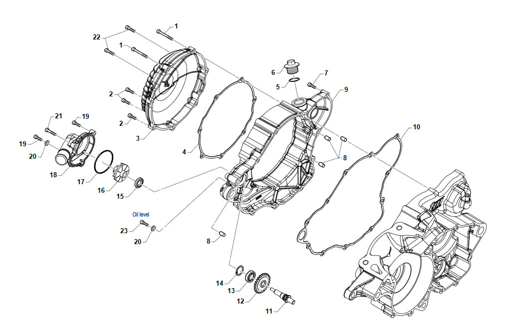 2T 250 Fi EN 2020/ 2T 250 FI EN 2021 - ENGINE 5M - CLUTCH CARTER