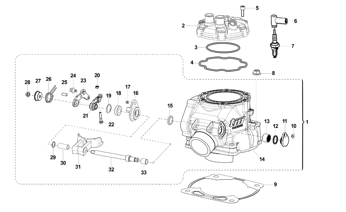 2T 250 Fi EN 2020/2T 250 FI EN 5M AND 6M 2021 - ENGINE - CYLINDER