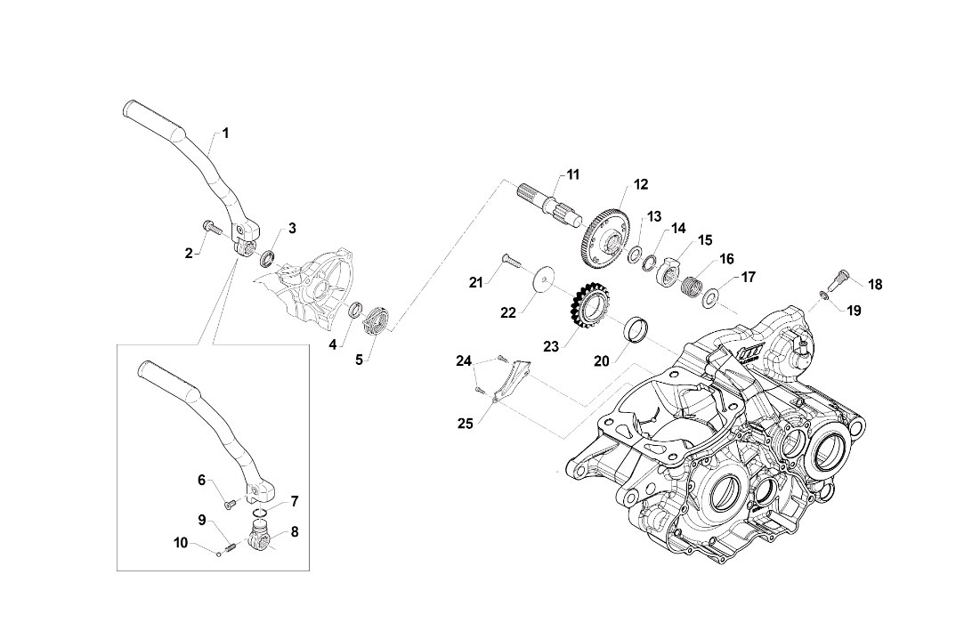2T 250 Fi EN 2020/ 2T 250 FI EN 5M E 6M 2021 - MOTORE - MESSA IN MOTO