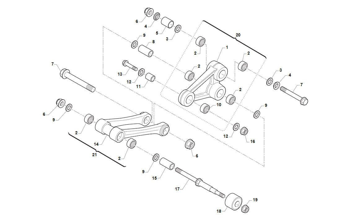 2T 250/300 FI EN 2020/2021 - FRAME - LINKAGE