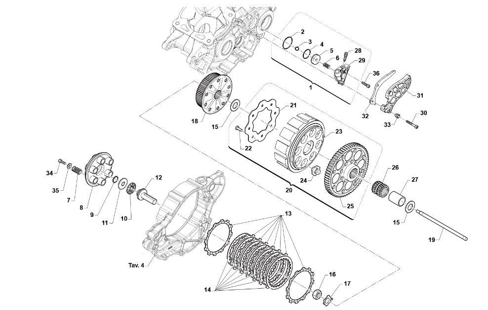 2T 250 MX 2020/2021 - ENGINE - CLUTCH