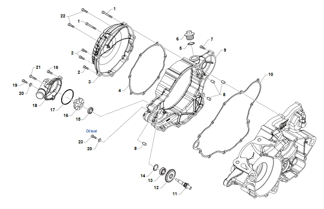 2T 300 Fi SMR 2020/2021 - ENGINE - CLUTCH CARTER