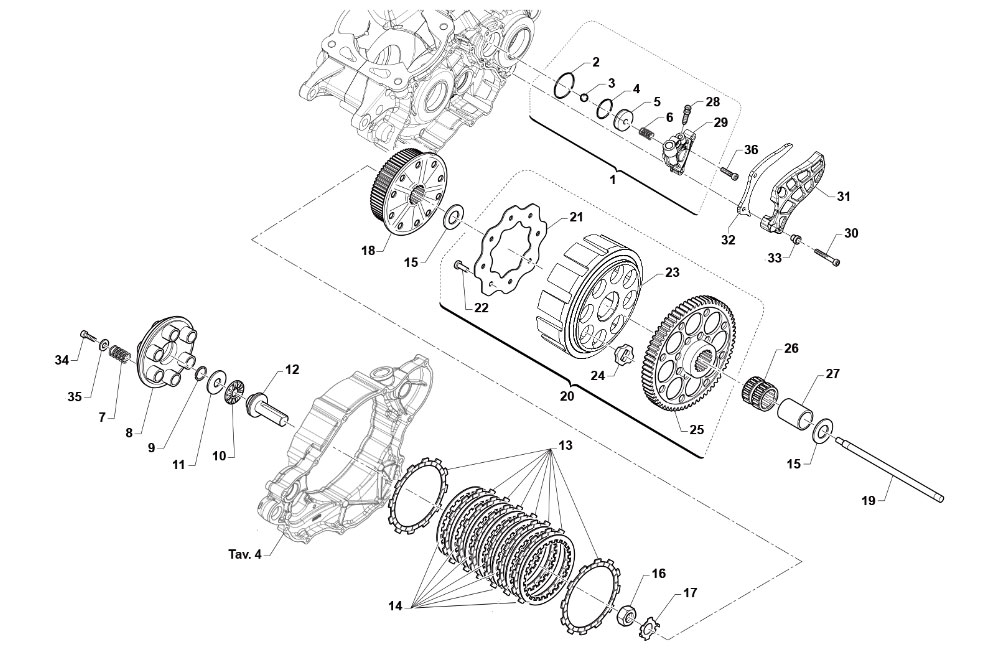 2T 300 Fi SMR 2020/2021 - MOTORE - FRIZIONE