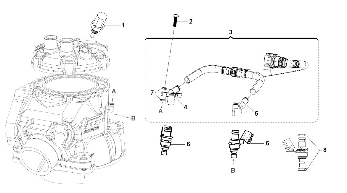 2T 300 Fi SMR 2020/2021 - ENGINE - INJECTION SYSTEM