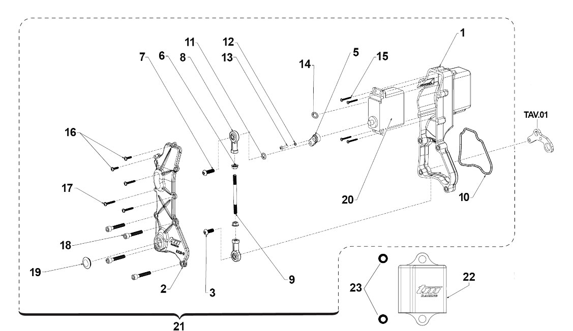 2T 300 MX/SMX 2020/2021 - MOTORE - MOTORINO VALVOLA