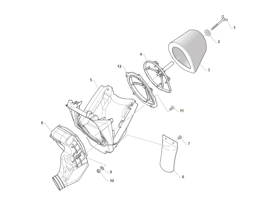 2T 85 MX SENIOR 2021 - FRAME - AIR FILTER