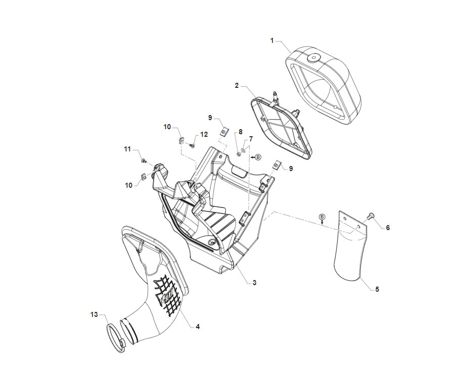 2T 85/100 MX SENIOR 2024 - FRAME - AIR FILTER