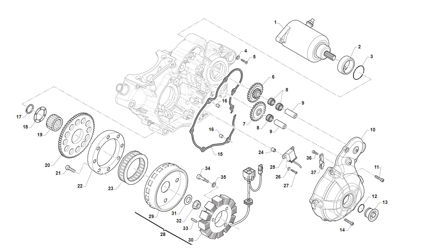4T 250 FI EN 2011 - MOTOR - ENCENDIDO