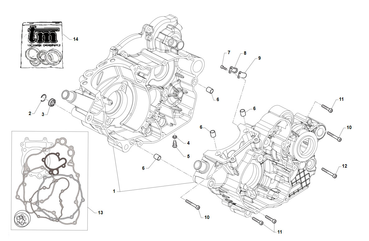 4T 250 FI EN DE 2010 A 2014 - MOTOR - CARTER