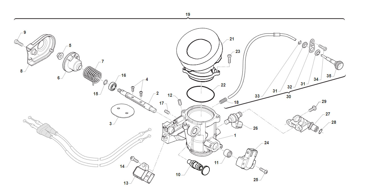 4T 250 FI EN/MX/SMX TWIN 2020/2021 - CORPO FARFALLATO 
