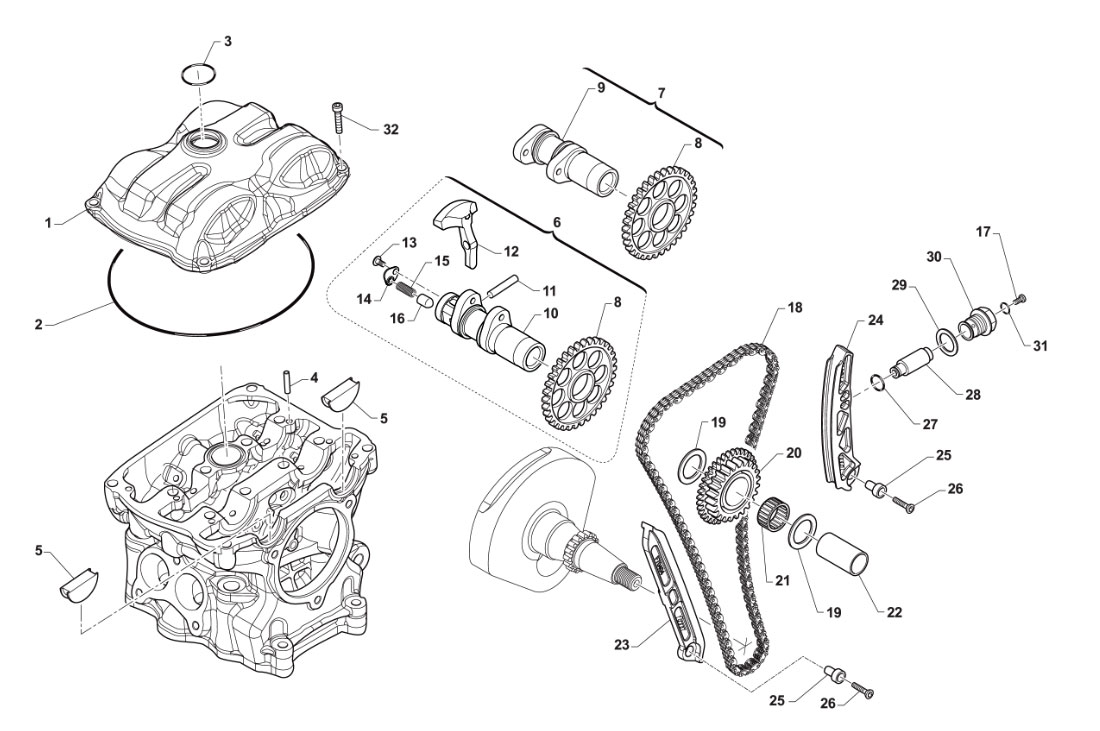 4T 250 FI MX TWIN DE 2018 A 2021 - MOTOR - DISTRIBUIDOR
