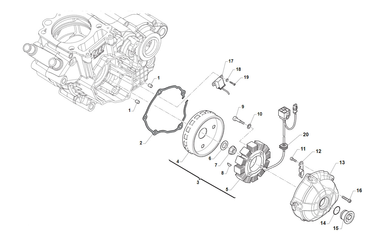 4T 250 FI MX 2012 - MOTORE - ACCENSIONE KS