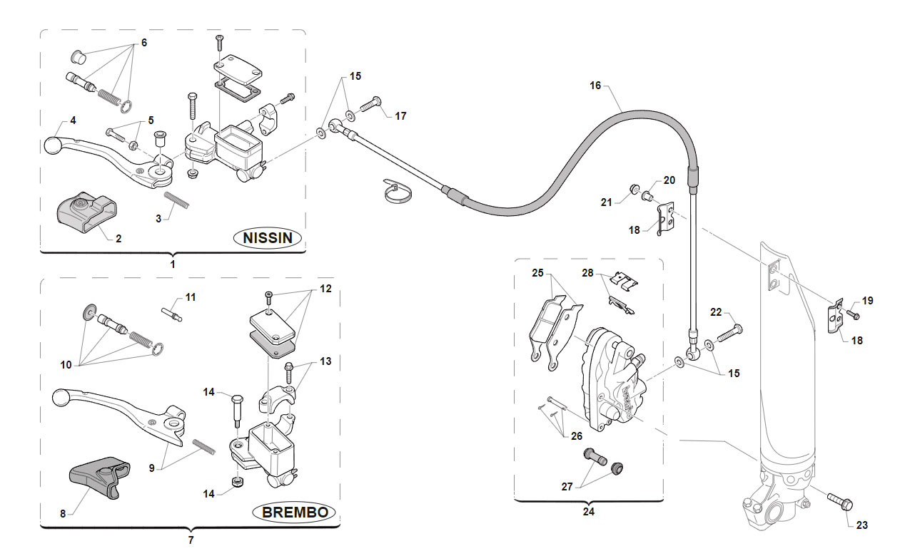 4T 450Fi FT 2018/2019 - FRAME - FRONT BRAKE