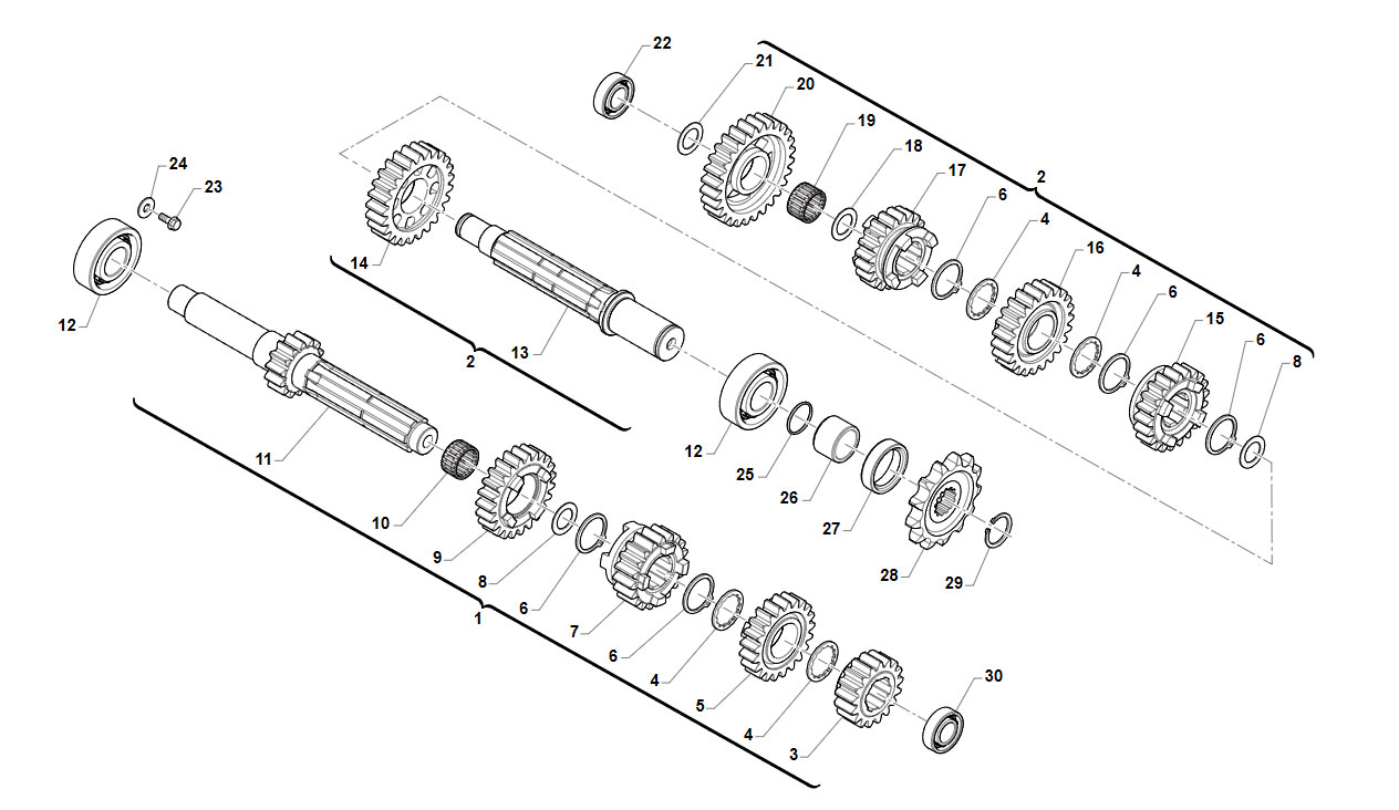 4T 450 FI SMK/SMX 2020/2021 - MOTORE - CAMBIO