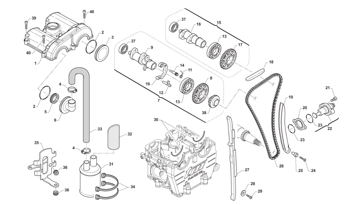 4T 450 FI SMK 2020/2021 - ENGINE - TIMING