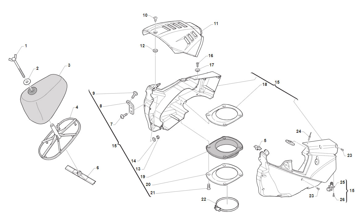 4T 450 FI SMX V.2 2019 - FRAME - AIR FILTER