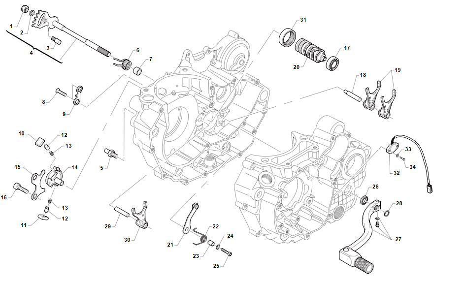 4T 530 FI EN/SMR DAL 2021 AL 2023 - MOTORE - COMANDO CAMBIO