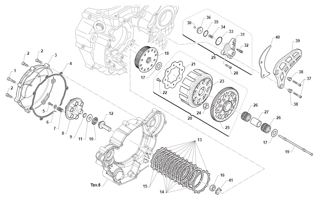 4T 530 Fi EN/SMR FROM 2015 TO 2022 - ENGINE - CLUTCH