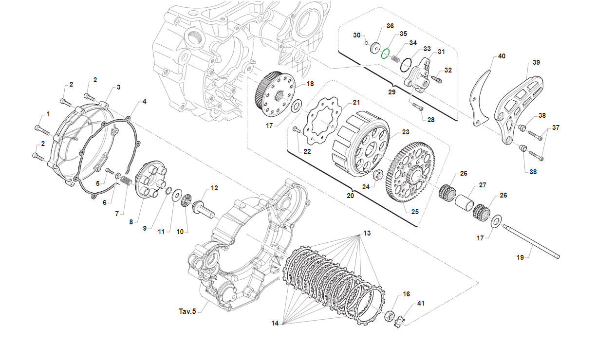 4T 530 FI EN/SMR 2023 - ENGINE - CLUTCH