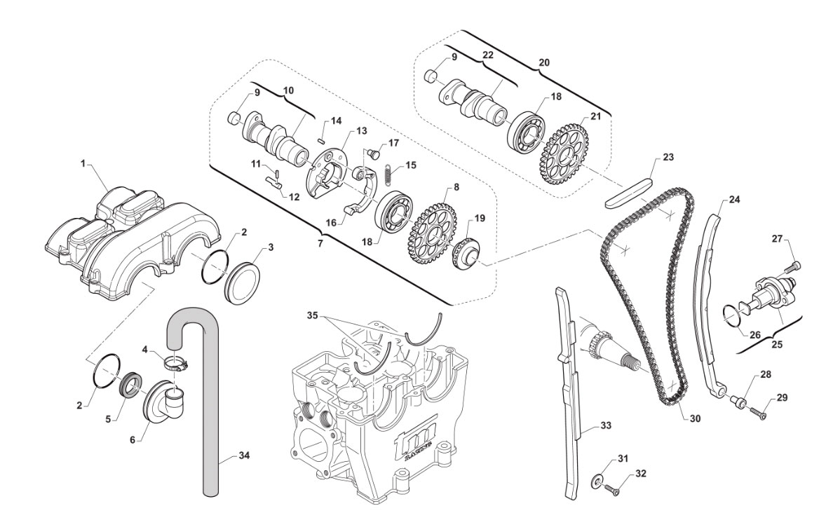 4T 530 FI MX DE 2015 A 2021 - MOTOR - DISTRIBUIDOR