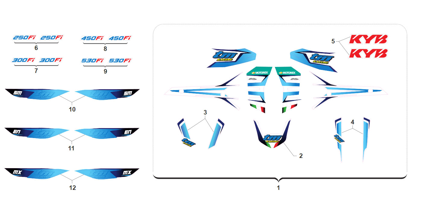 4T FI 2023 - KIT ADESIVI